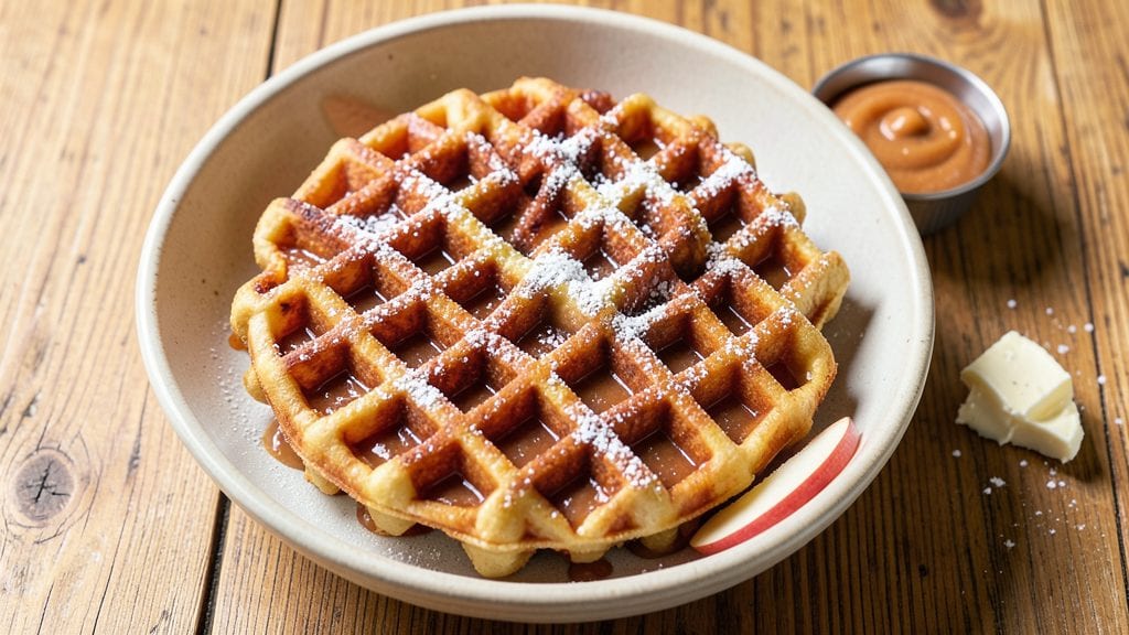 Apple Sauce Waffle Recipe: Warm Cinnamon Swirls and Crispy Edges