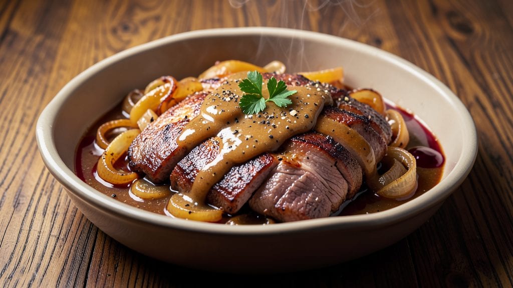 Baked Liver and Onions With Gravy Recipe: Rich Gravy That Turns Leftovers Into Feasts