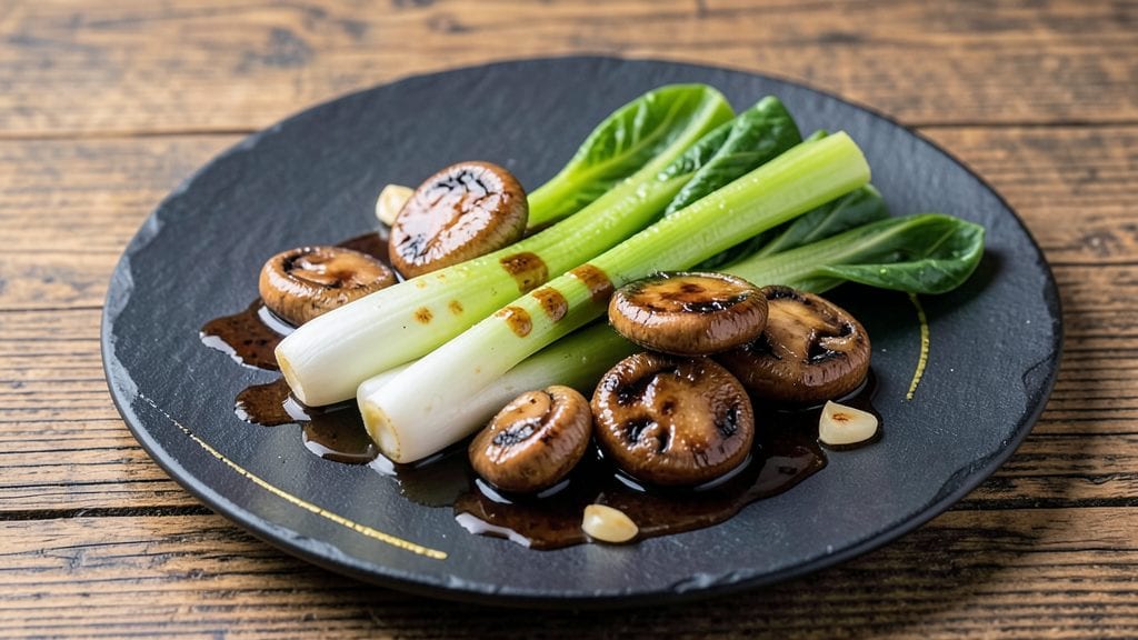 Bok Choy and Mushrooms in Oyster Sauce: Umami-Packed Stir-Fry in 15 Minutes