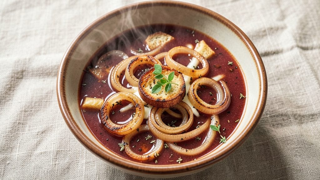 French Onion Soup Recipe With Worcestershire Sauce: Deep Umami Caramelization That Transforms Pantry Staples