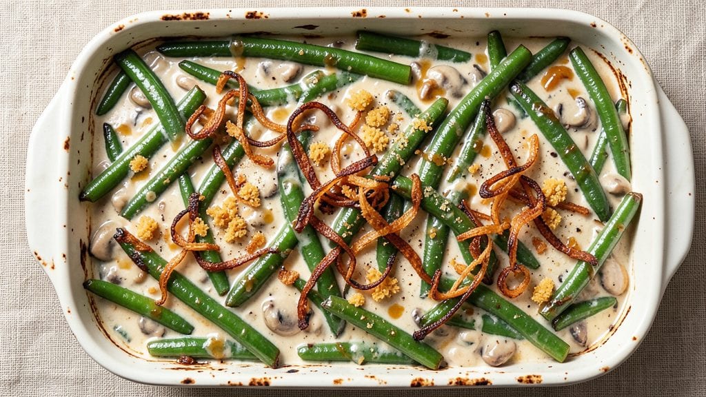 French's Green Bean Casserole Recipe with Soy Sauce: Crispy Top, Umami-Packed Comfort