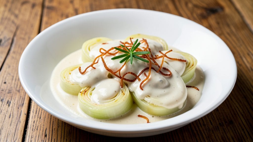 Leeks in White Sauce Recipe: Silky Onion-Free Velvety Delight