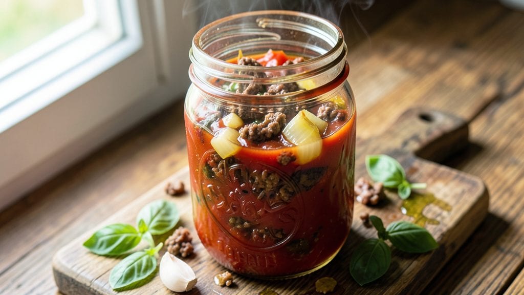Spagetti Sauce Canning Recipe: Pantry-Stable Richness in Glass